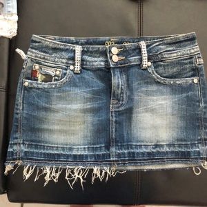 Miss me crystal jeans army style